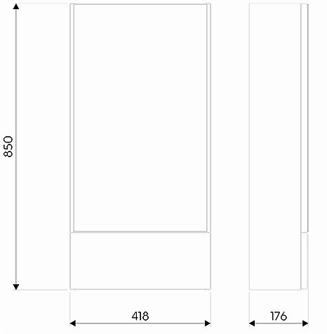 Шкафчик с зеркалом KOLO NOVA PRO 88431000