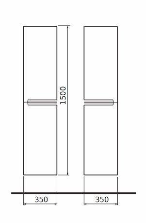 Пенал KOLO MODO 88426000
