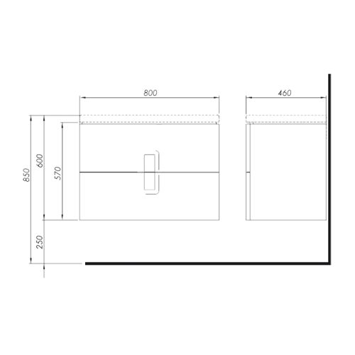 Тумба під умивальник KOLO TWINS 89555000