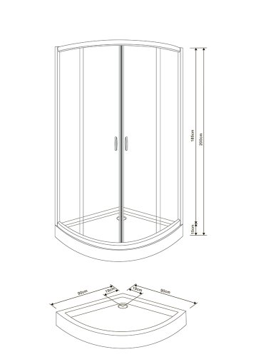 Душевая кабина VOLLE FIESTA 10-22-157