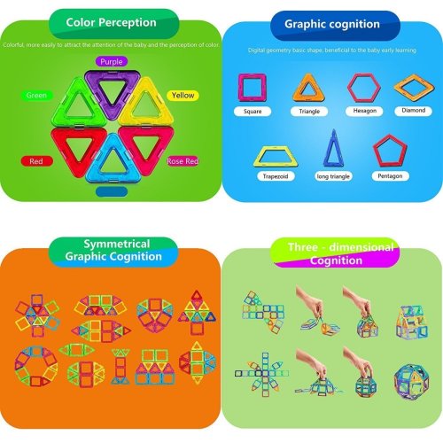 Магнитный конструктор MagPlayer 45 эл. (MPA-45)