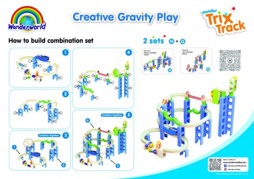 Конструктор Wonderworld Trix Track Американские горки WW-7014
