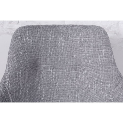 Стілець поворотний Nicolas TOLEDO рогожка світло-сірий MD000209