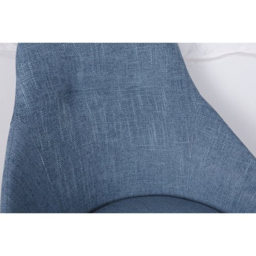 Стул поворотный Nicolas TOLEDO рогожка темно-голубой MD000239