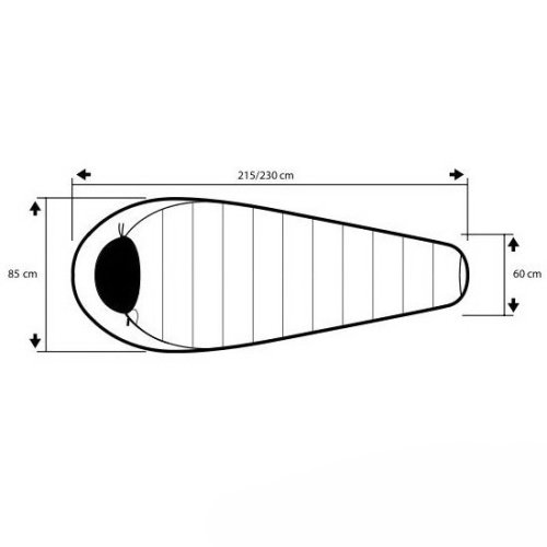 Спальный мешок Trimm POLARIS II Red 195 R