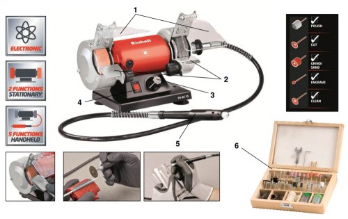 Точильный станок Einhell TH-XG 75 Kit