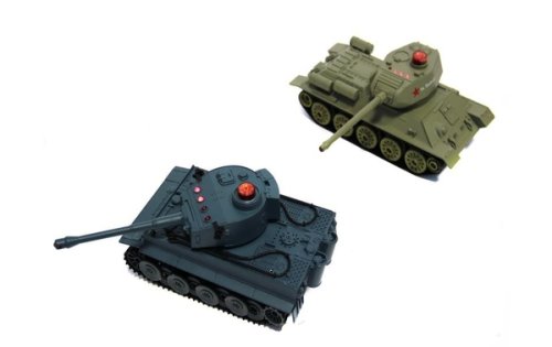 Танковый бой р/у 1:32 HuanQi 555 Tiger vs Т-34