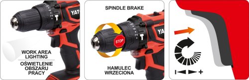 Дрель шуруповерт YATO YT-82782