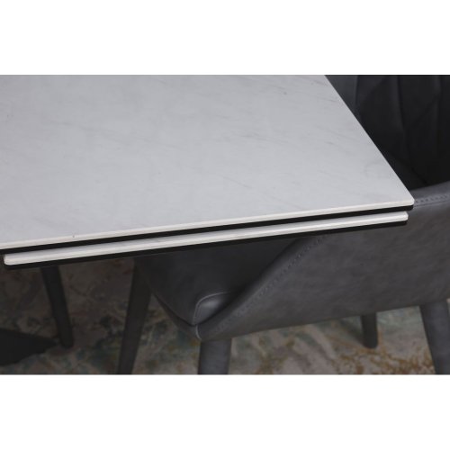 Стіл обідній Nicolas LINCOLN кераміка білий глянець MD000234