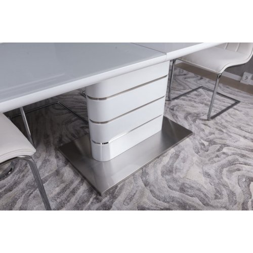 Стіл обідній Nicolas RICHMOND білий глянець MD000051