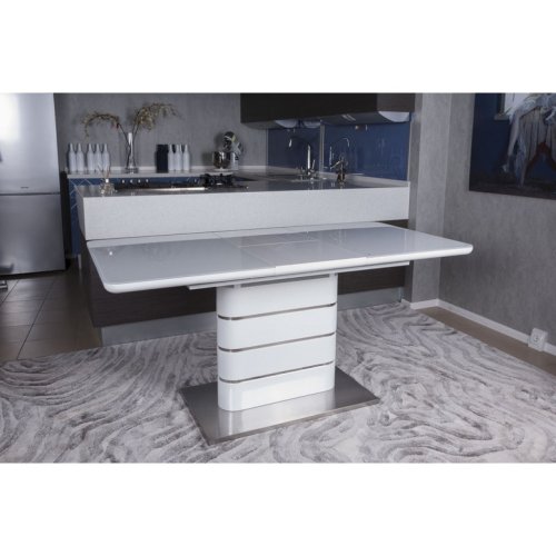 Стіл обідній Nicolas RICHMOND білий глянець MD000051