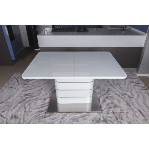 Стіл обідній Nicolas RICHMOND білий глянець MD000051