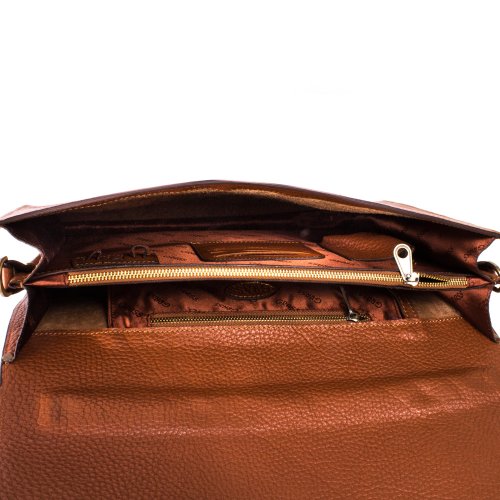 Мужской кожаный портфель GRASS SHI401-16-24FL