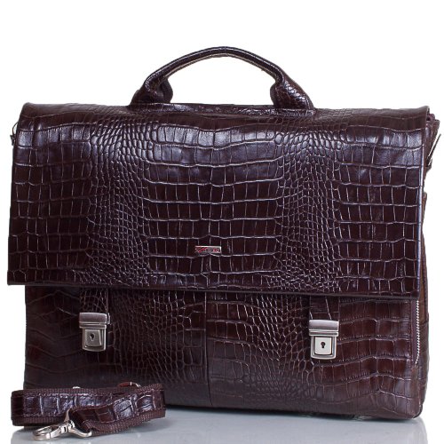 Портфель чоловічий шкіряний з відділенням для ноутбука DESISAN SHI1315-19-10KR