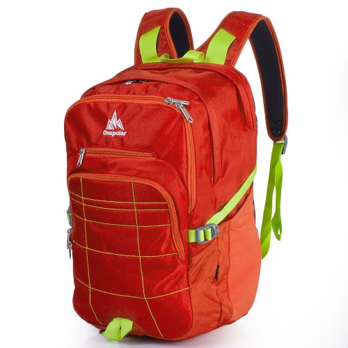 Мужской рюкзак с отделением для ноутбука ONEPOLAR W2188-orange