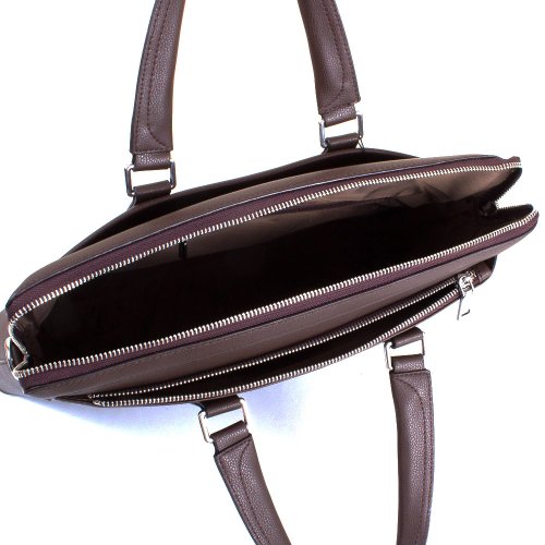 Мужская сумка из качественного кожезаменителя с карманом для ноутбука с диагональю экрана до 12,6" BONIS SHI1641-33