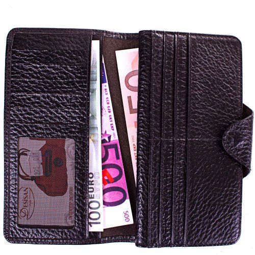 Мужской кожаный кошелек DESISAN SHI225-2FL