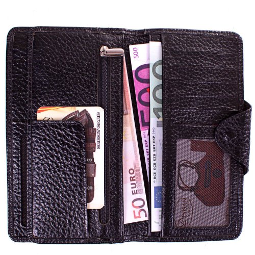 Мужской кожаный кошелек DESISAN SHI225-2FL