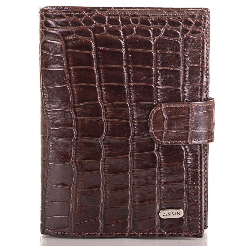 Мужской кожаный кошелек с органайзером для документов DESISAN SHI072
