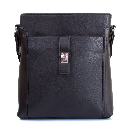 Сумка-планшет мужская из качественного кожезаменителя BONIS SHI1650-1