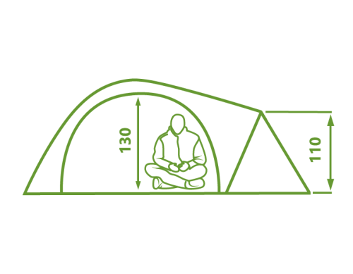 Палатка Mousson ATLANT 4 AL Sand