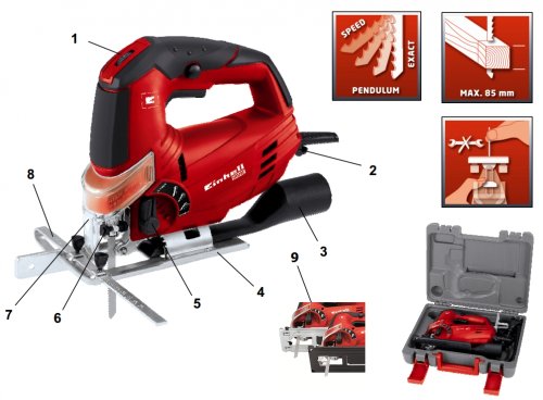 Лобзик Einhell TC-JS 85 (4321140)