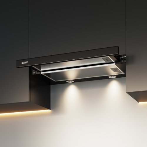 Вытяжка встраиваемая телескопическая Eleyus Storm 700 60 BL