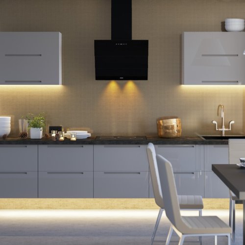 Витяжка декоративна похила Eleyus Troy A 1000 LED SMD 60 BL