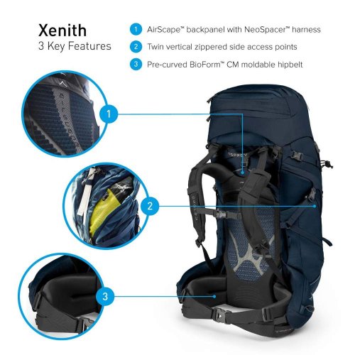 Рюкзак Osprey Xenith 88 Discovery Blue LG