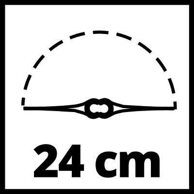 Тример акумуляторний Einhell GC-CT 18/24 Li P (1x1,5Ah)