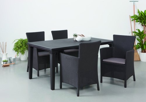 Кресло Allibert Iowa Коричневый