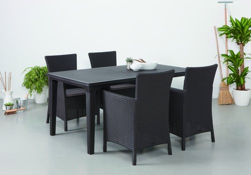 Кресло Allibert Iowa Коричневый