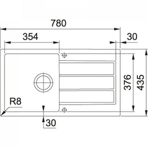 Мойка Franke Sirius Tectonite SID 611-78 Slim Сахара (114.0497.957)