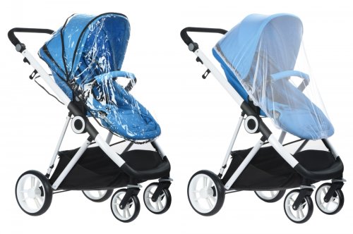 Универсальная коляска 2 в 1 Miqilong Mi baby T900 Blue (T900-U2-BL01)