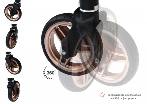 Универсальная коляска 2 в 1 Miqilong V-Baby X159 Beige (X159-02)