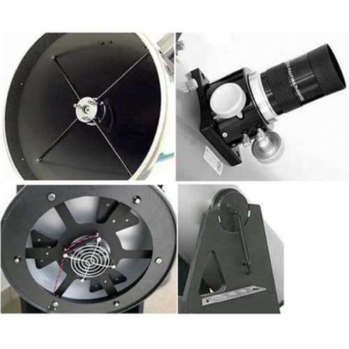 Телескоп Arsenal-GSO 305/1500, CRF, Добсон, 12'', серебристая труба