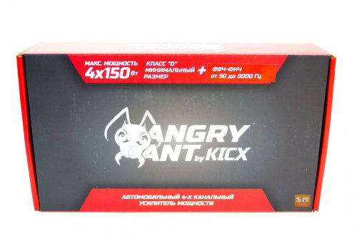 Усилитель Kicx ANGRY ANT 4.100