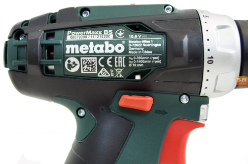 Шуруповерт аккумуляторный Metabo PowerMaxx BS Basic (600080500)