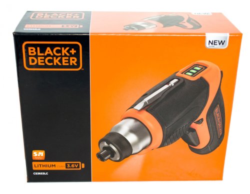 Шуруповерт BLACK&DECKER CS3653LC