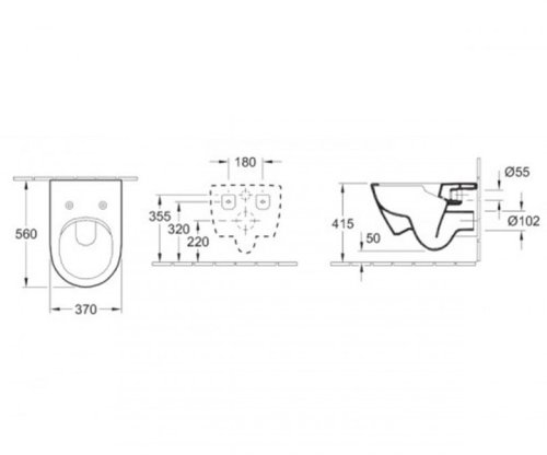 Подвесной унитаз Villeroy&Boch Verity Design 5643HR01