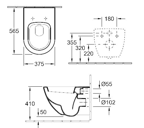 Унітаз Villeroy & Boch Subway 66001001