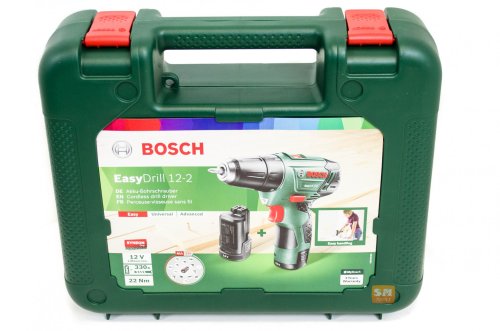 Дрель шуруповерт аккумуляторная BOSCH EasyDrill 12-2 (060397290X)