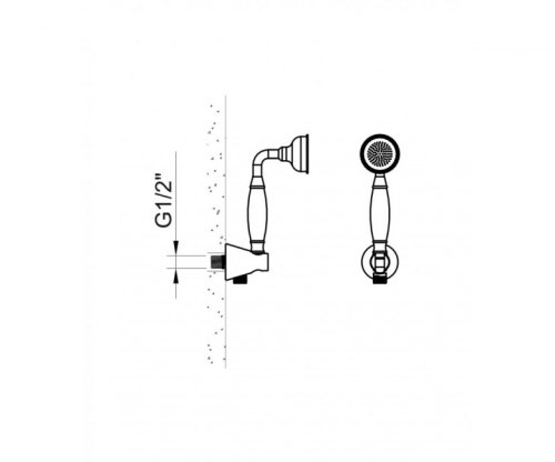 Душевой набор Imprese Podzima Zrala ZMK02170810