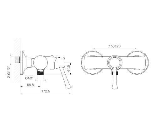 Смеситель Imprese Podzima Ledove ZMK01170108