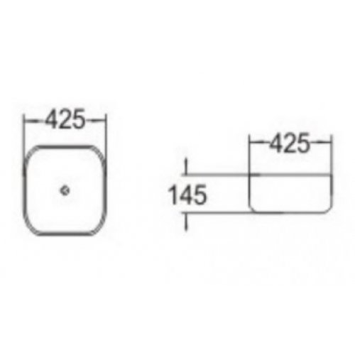 Умывальник Volle 13-01-030