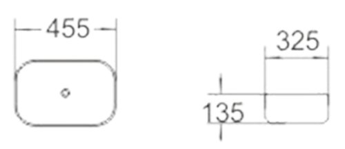 Умывальник Volle 13-01-031