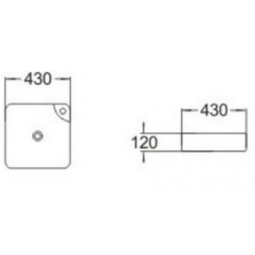 Умывальник Volle 13-01-038