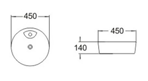 Умывальник Volle 13-01-036