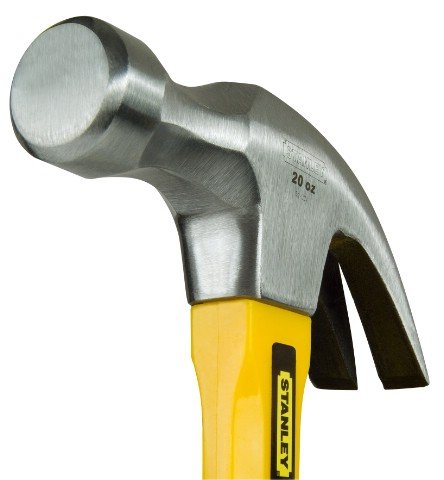 Молоток Stanley Yellow Fibreglass Curve Claw 1-51-621