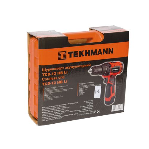 Шуруповерт Tekhmann TCD-12 HB Li